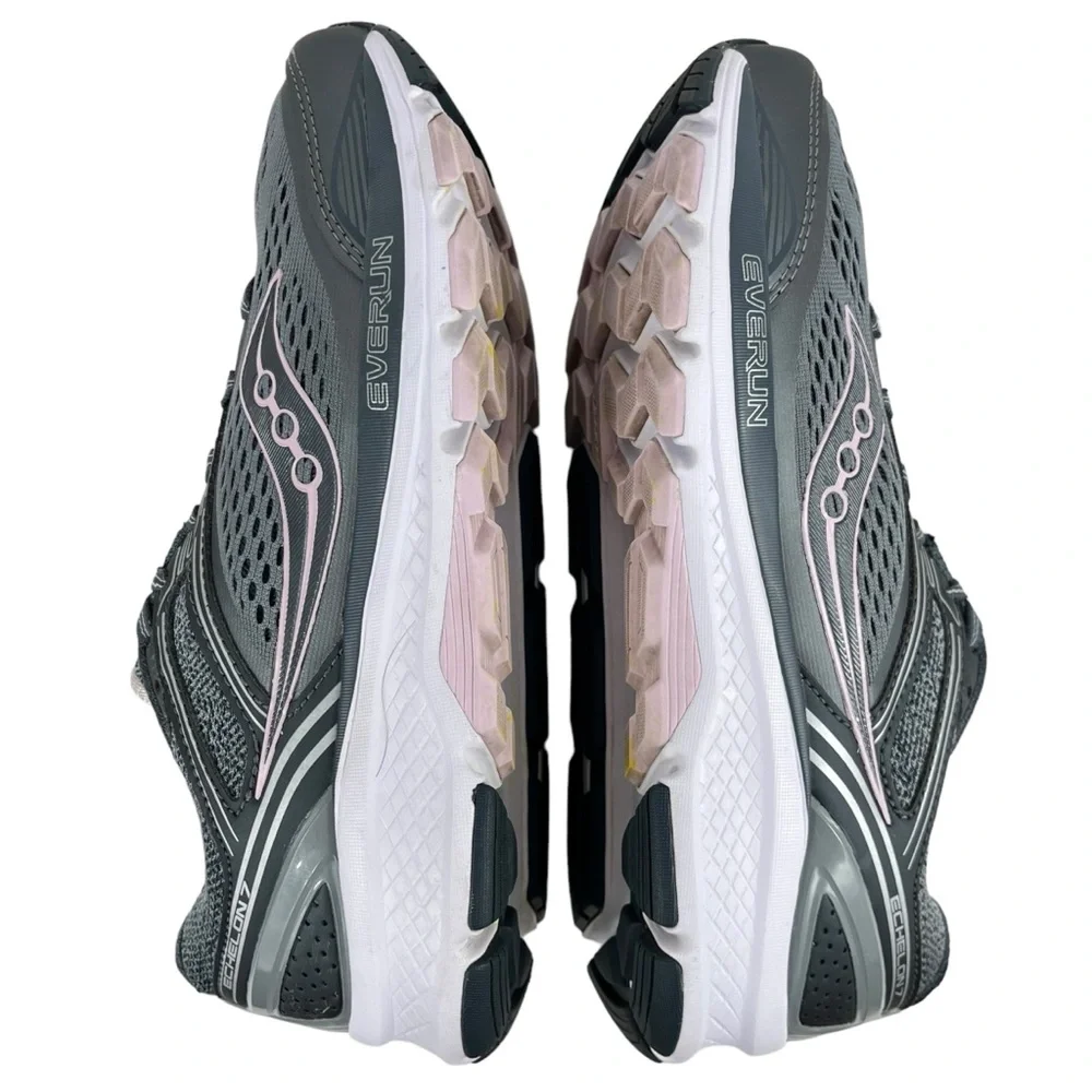 Saucony | Women’s 6.5 | Gray‎ & Pink Echelon 7 Running Shoes S10468-1